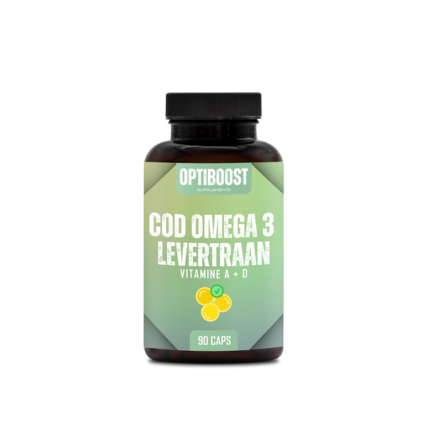 COD Omega 3 Levertraan Vitamine A+D - 90 Capsules